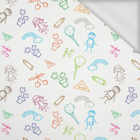 CONTOUR ( CHILDREN'S DRAWINGS ) - looped knit fabric