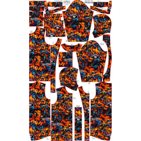 MEN'S PARKA (TOM) - STREET GRAFFITI WZ.1 - sewing set