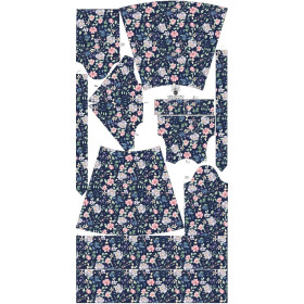 WRAP FLOUNCED DRESS (ABELLA) - SUMMER FOLK pat. 5 - sewing set L
