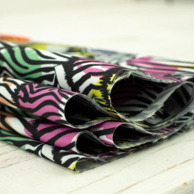 47cm RAINBOW ZEBRAS no. 2 - quick-drying woven fabric