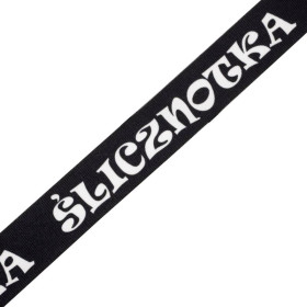 Grosgrain Tape LOVE 25mm - black