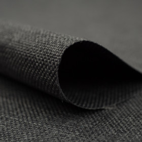 DARK GREY - Waterproof woven fabric linen imitation