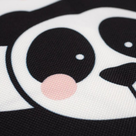 PANDAS / pink - Waterproof woven fabric