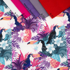 100cm TOUCANS - Waterproof woven fabric