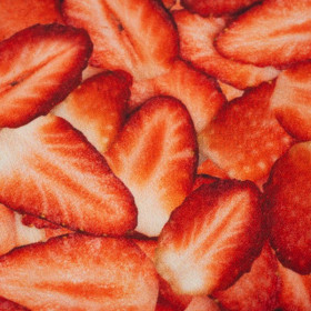 STRAWBERRIES - quick-drying woven fabric