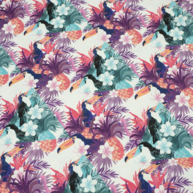 TOUCANS - quick-drying woven fabric