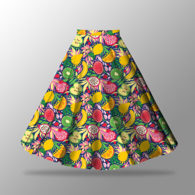 Skirt panel "MAXI" - crepe/ TUTTI FRUTTI PAT.5