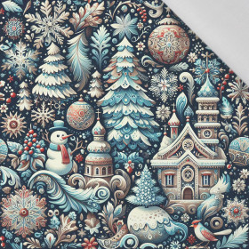 Vintage Christmas wz.29 - Cotton woven fabric