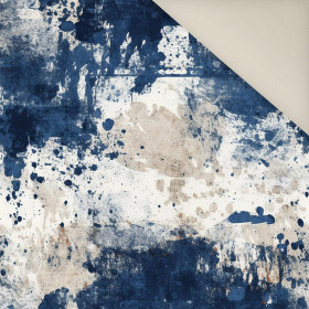 NAVY GRUNGE wz. 7- Upholstery velour 