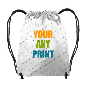 GYM BAG - WITH CUSTOM PRINT - sewing set