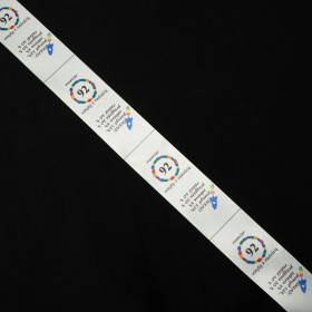 Boyish care tag - size 92 - 4 pcs set