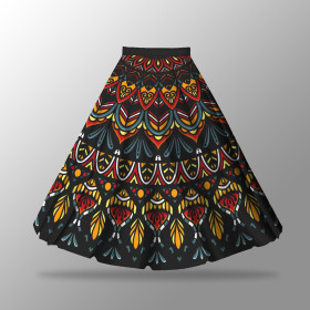 AFRICAN MANDALA - skirt panel "MAXI"