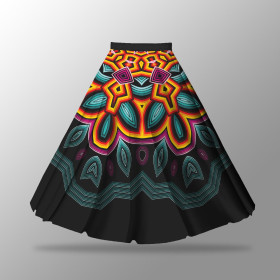 COLORFUL MANDALA - skirt panel "MAXI"