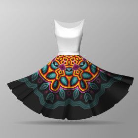 COLORFUL MANDALA - circle skirt panel