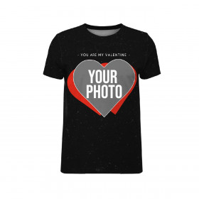 MEN'S T-SHIRT - MY VALENTINE - WITH YOUR OWN PHOTO - sewing set