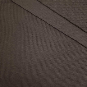 Exclusive Sweater-Knit Sweatshirt Fabric "Margot" - SOIL (D-239)