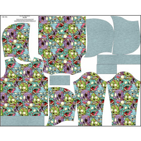 KID'S HOODIE (ALEX) - ZOMBIE - sewing set