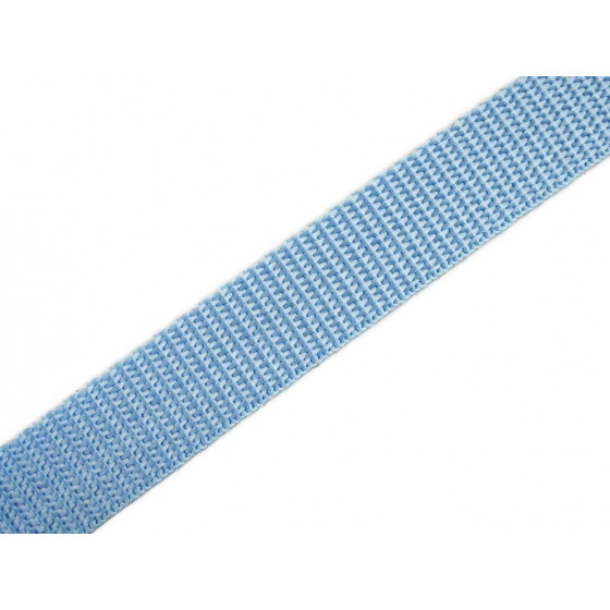 Webbing tape 20mm - light blue