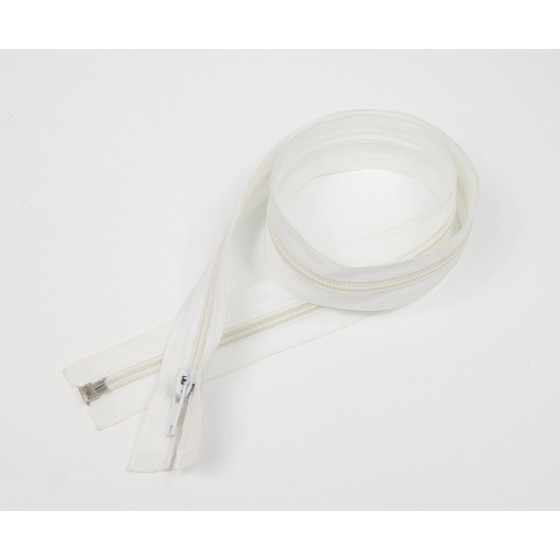 Nylon Zipper (coil) 5mm open-end 65 cm WHITE