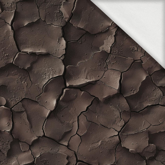 ANIMALS CRACKED wz.6 - looped knit fabric with elastane ITY