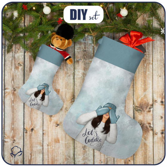 Christmas Stocking Set - LET'S CUDDLE (WINTER IN THE CITY)