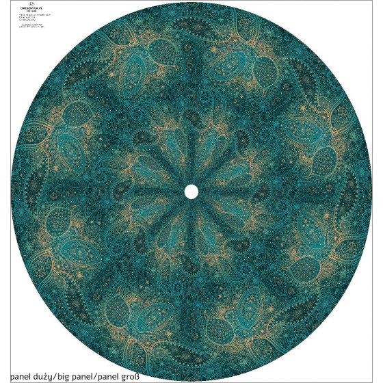 MEHNDI 2.0 -  big circle skirt panel 