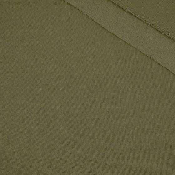D-13 OLIVE GREEN - thick brushed sweatshirt D300