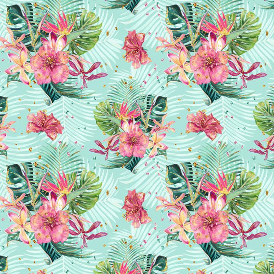 TROPICAL BOUQUET / mint
