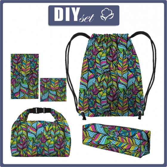 PUPIL PACKAGE - NEON LEAVES - sewing set