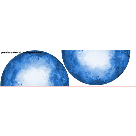 SPECKS (classic blue) - circle skirt panel 