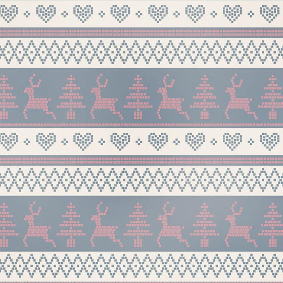 REINDEERS PAT. 3 / grey (NORWEGIAN PATTERNS) 