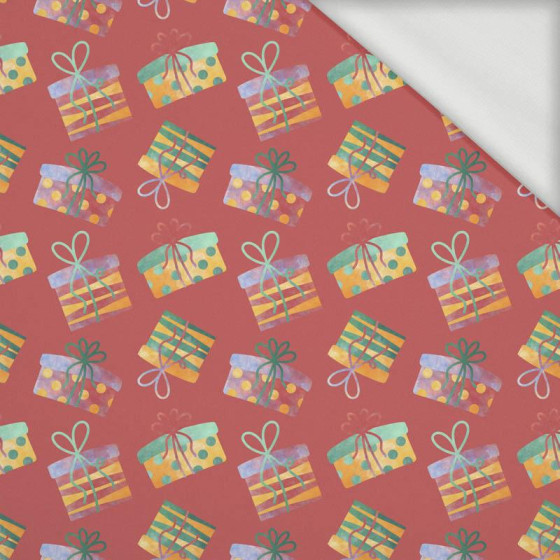 COLORFUL PRESENTS (CHRISTMAS FRIENDS) - looped knit fabric