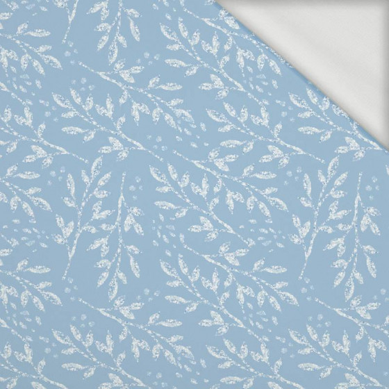 FROSTED TWIGS (ENCHANTED WINTER) - looped knit fabric