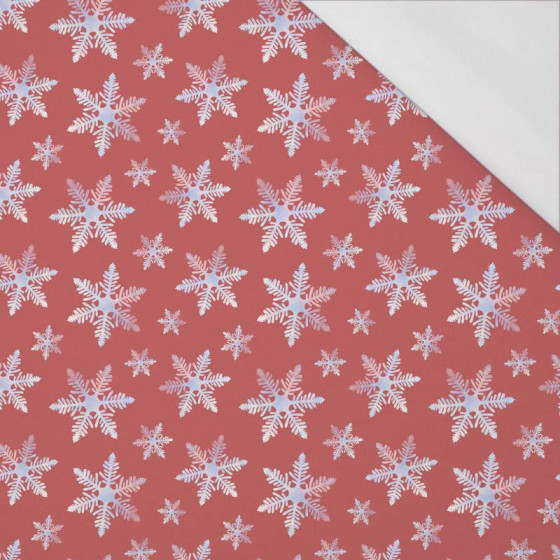 SNOWFLAKES PAT. 3 (CHRISTMAS FRIENDS) - single jersey with elastane 