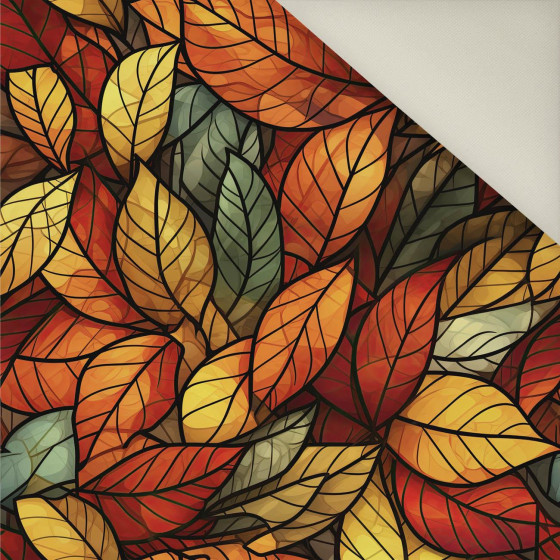 LEAVES / STAINED GLASS PAT. 2- Upholstery velour 