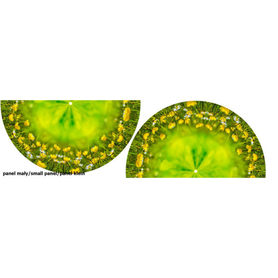 MARSH-MARIGOLD - circle skirt panel 