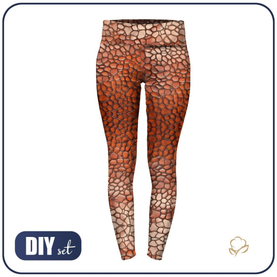SPORTS LEGGINGS - LEATHER PATTERN PAT.12 - sewing set