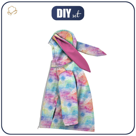 KIDS JACKET BUNNY (ZOE) - SEA ANIMALS PAT. 3 - sewing set