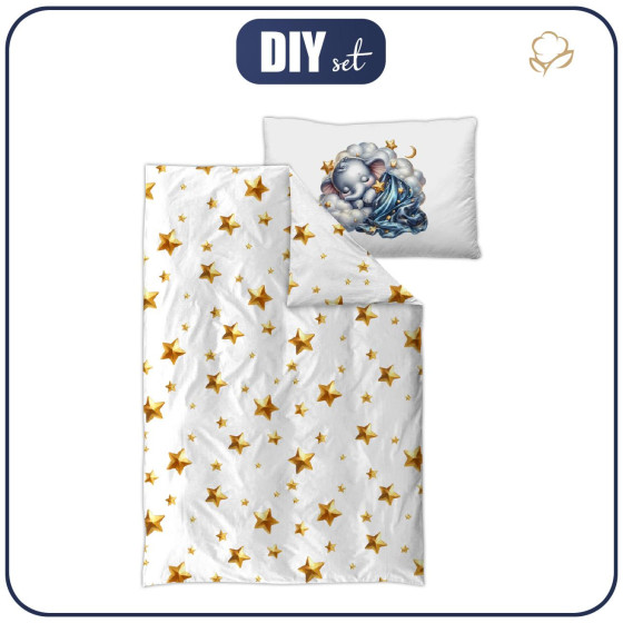 KIDS BEDDING - SLEEPING ELEPHANT - sewing set