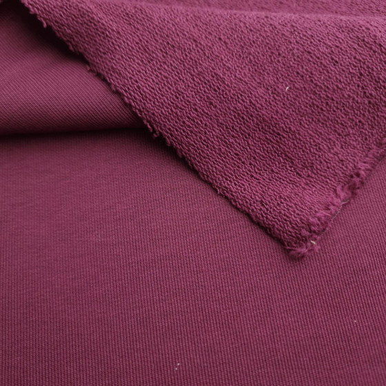 Thick looped knit (P290) - AUBERGINE (D-215) 