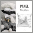 CUSHION PANEL - GEOMETRIC EAGLE (ADVENTURE) / white ice
