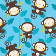 MONKEY GROVE / turquoise 