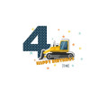 4ST BIRTHDAY / BULLDOZER  - panel