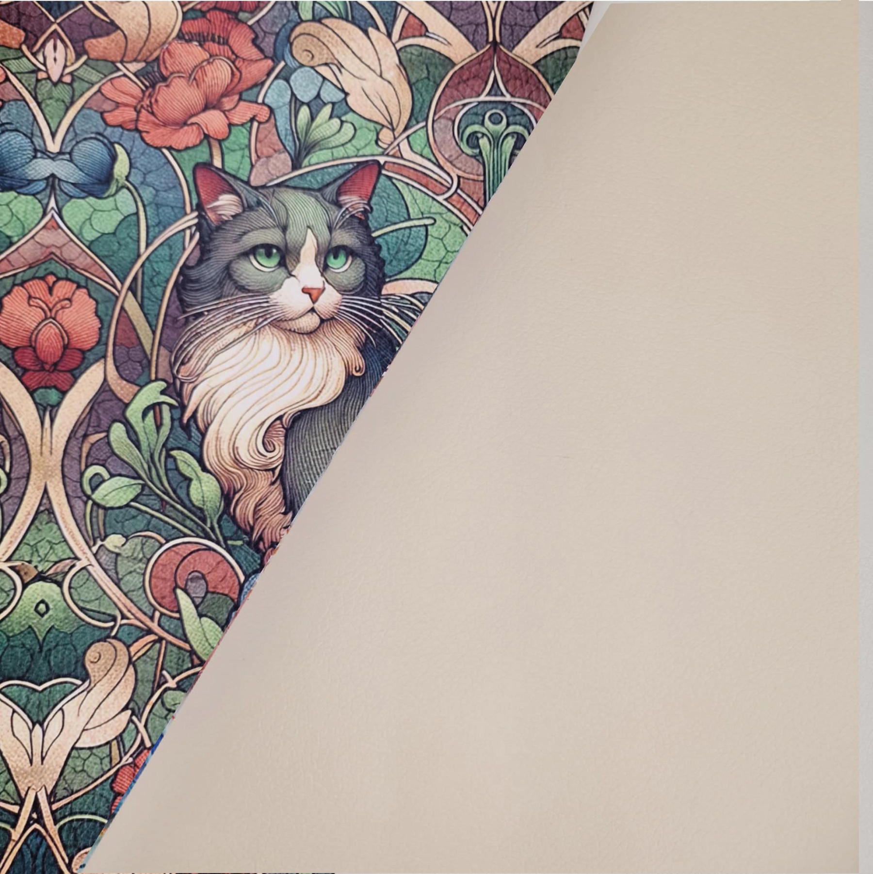 BEIGE - matt Kunstleder