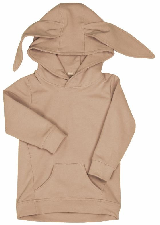 KINDER HOODIE BUNNY (PARIS) - HAZELNUT / beige - Sommersweat