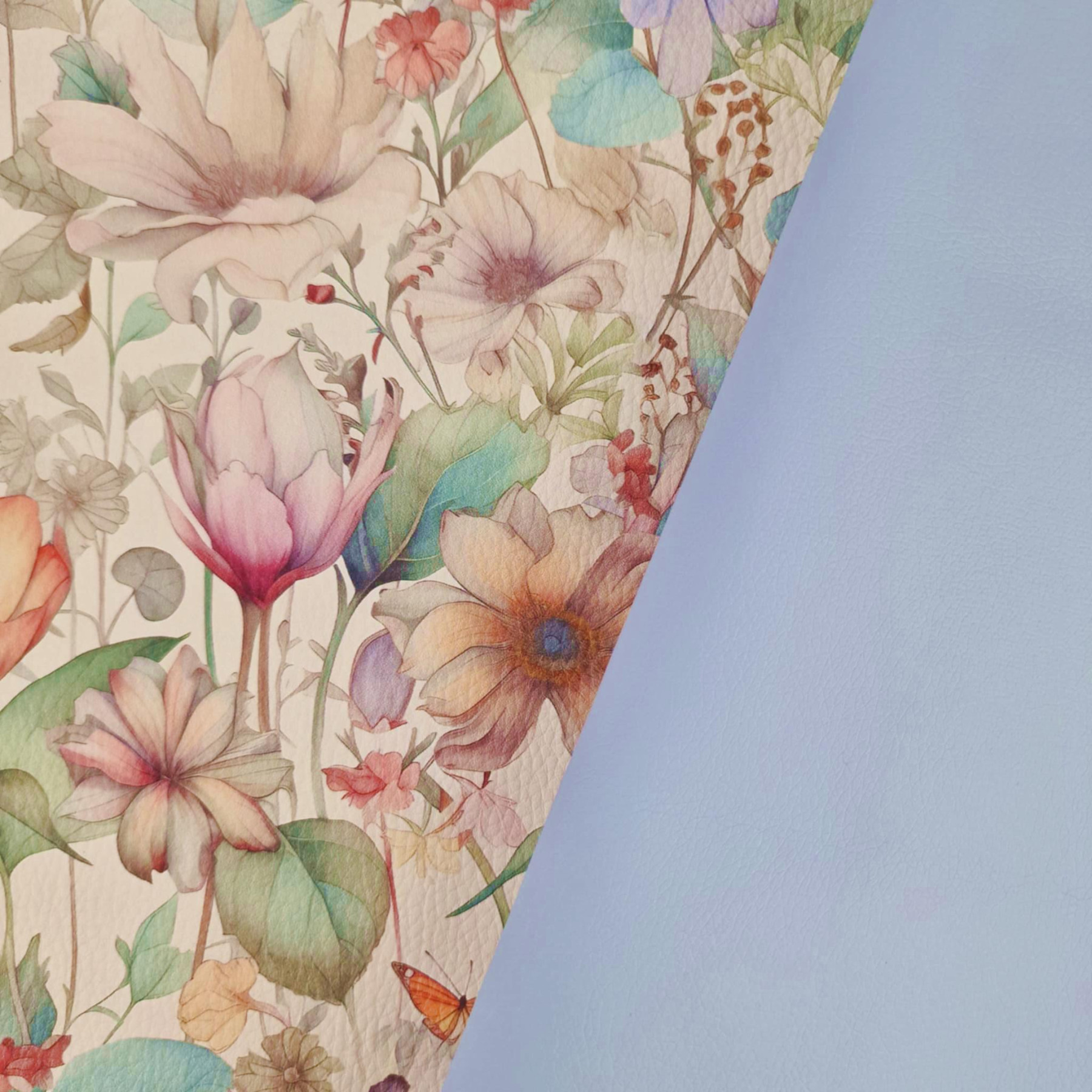 47cm BABY BLUE - matt Kunstleder