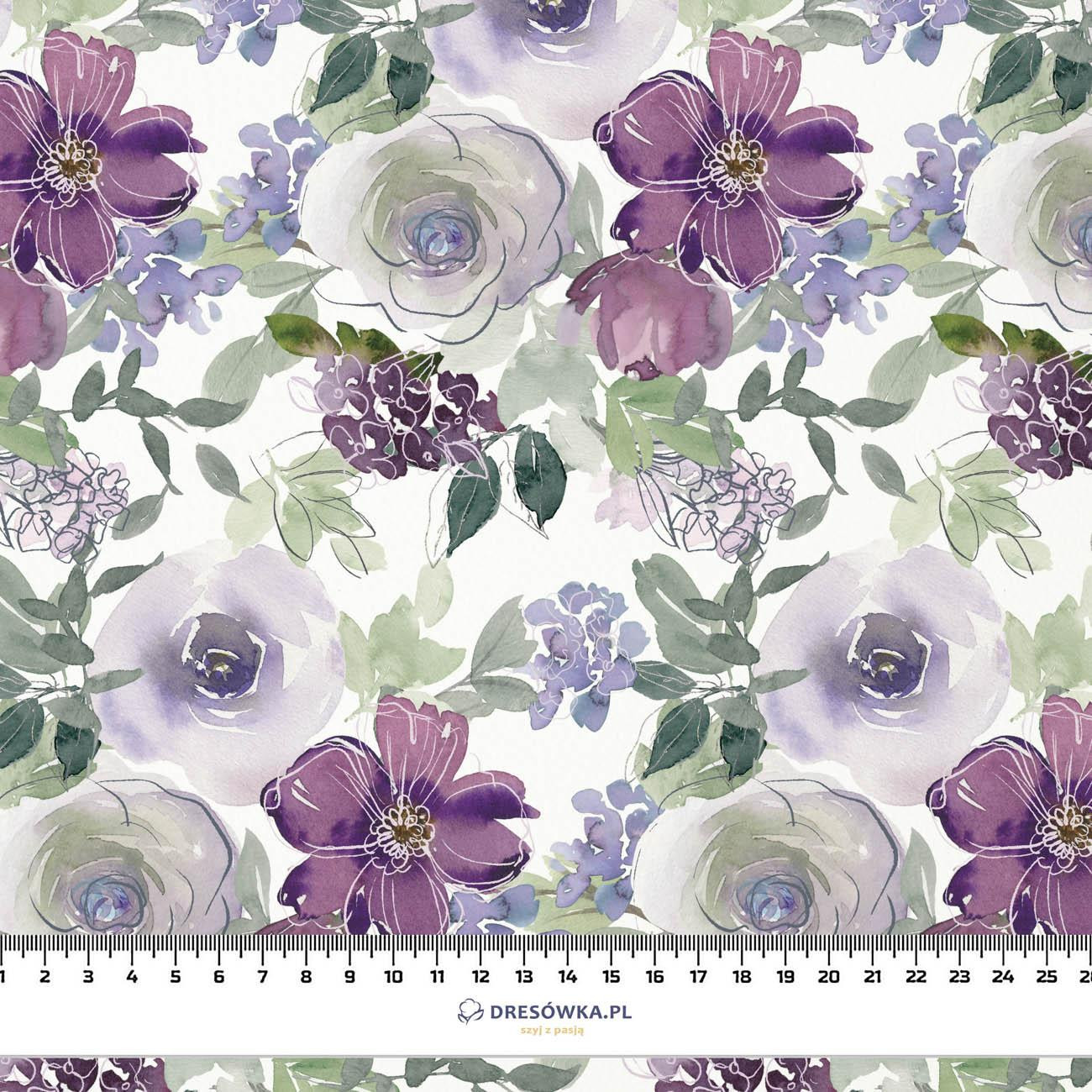 AQUARELL BLUMEN Ms. 3 - Bamboo fabric 170g