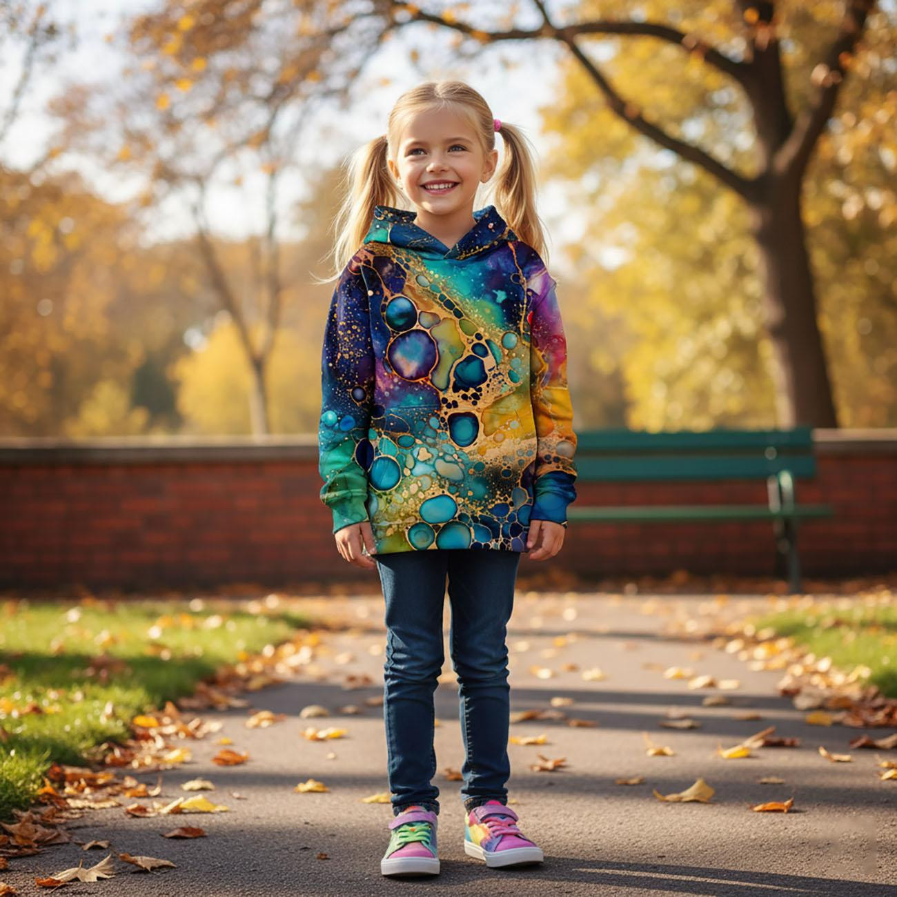 alcohol ink wz.12 - Wasserabweisende Webware