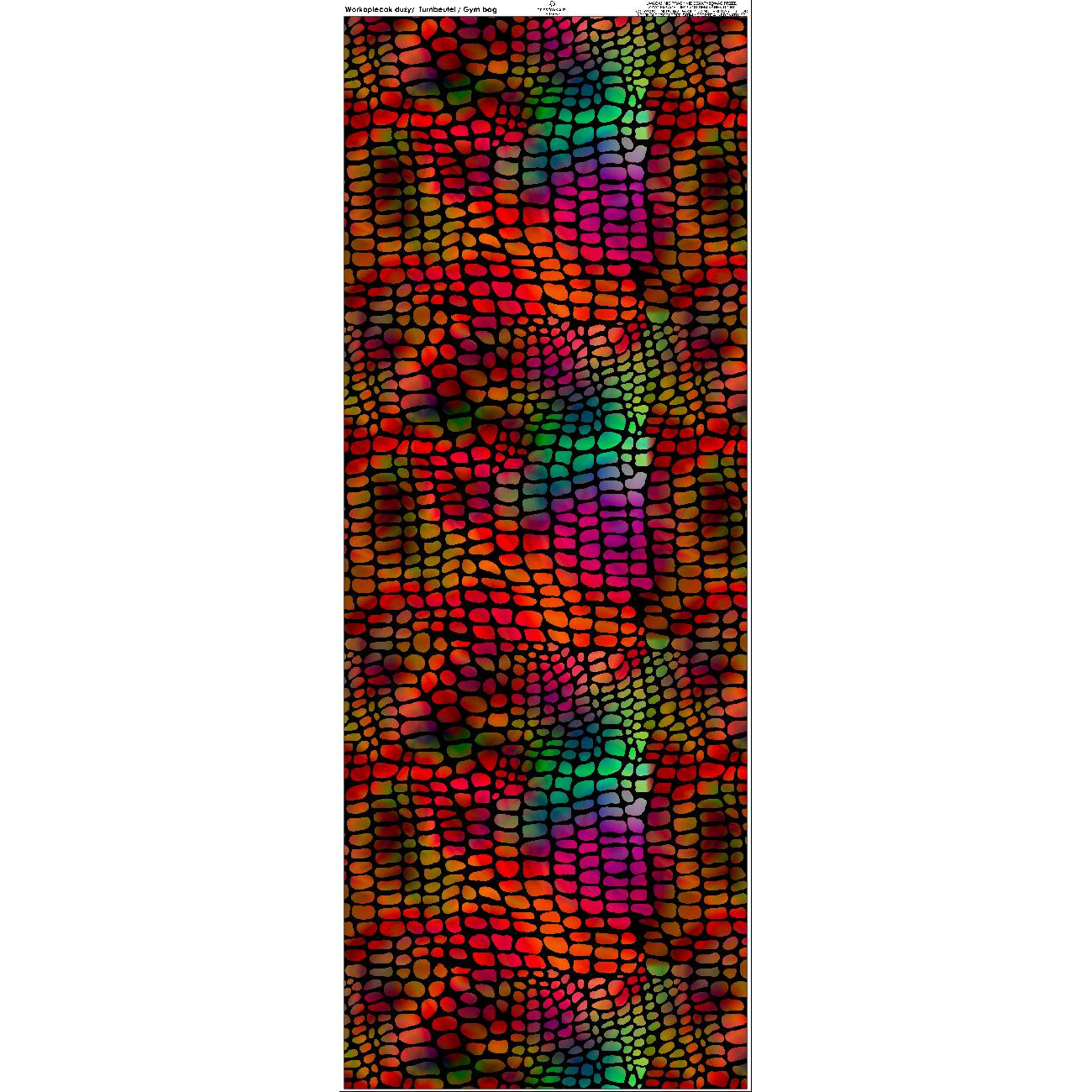TURNBEUTEL - ANIMAL SKIN ms.13 - Nähset