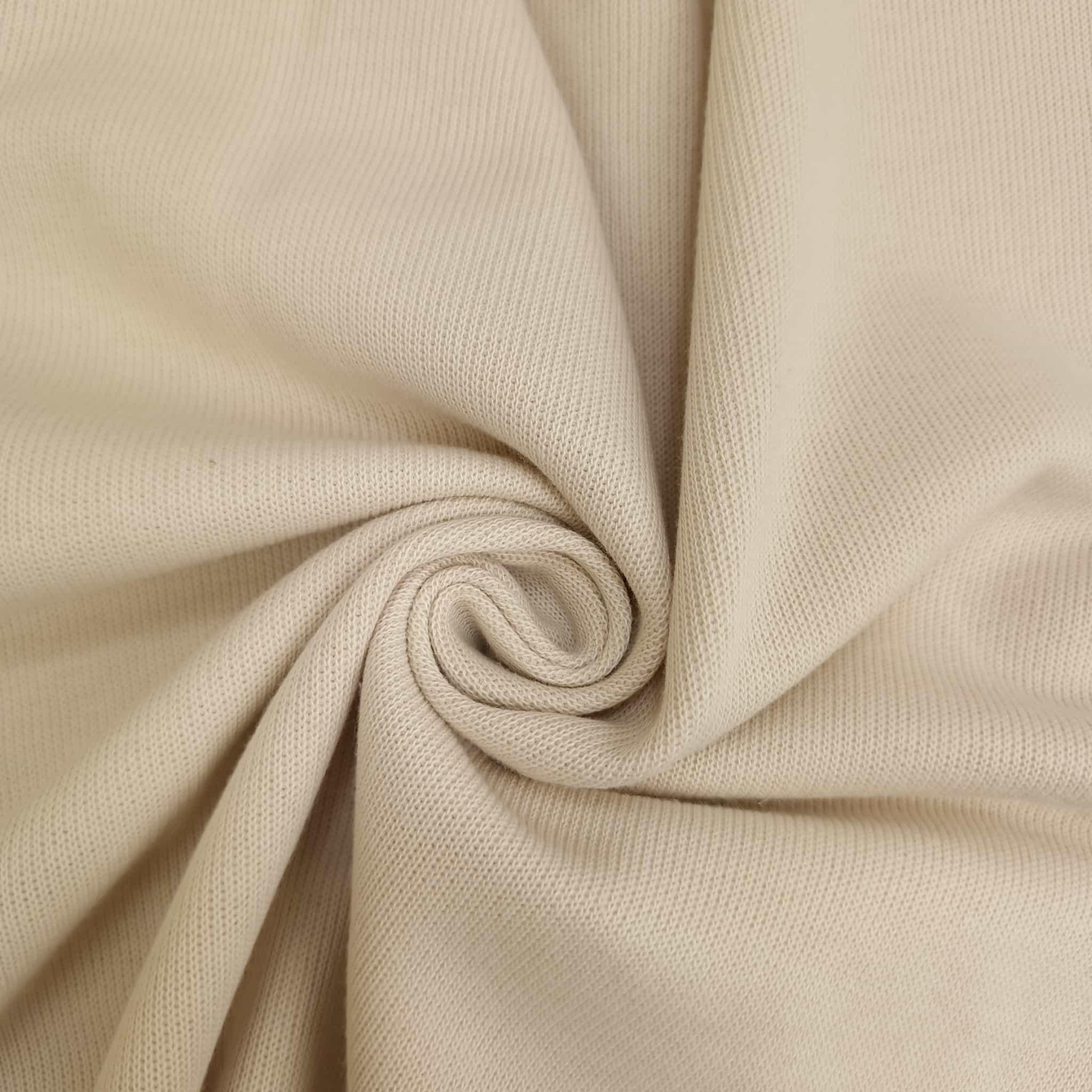 Baumwoll-Strick-Sweat "Margot" - SANDBEIGE (D-223)